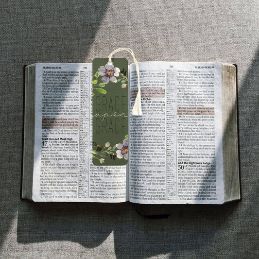 Grace Upon Grace-Bookmark Tassel The Sensory Faith Based Gifts For Her