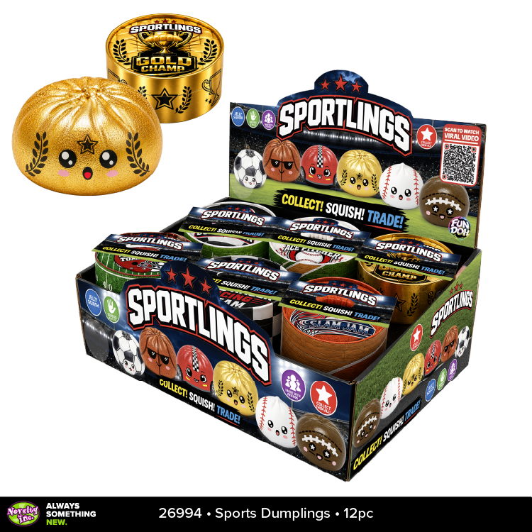 Fun Doh Sports Dumpling Squishy - The Sensory