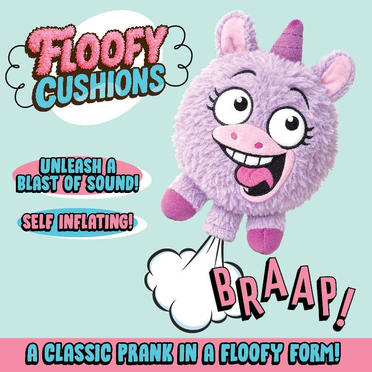 Soft Sidesplitters Floofy Cushions Plush Whoopee Cushions Assortment
