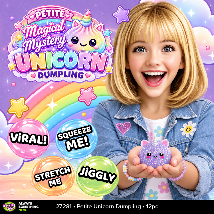 Fun Doh Petite Unicorn Dumpling Squishy - The Sensory