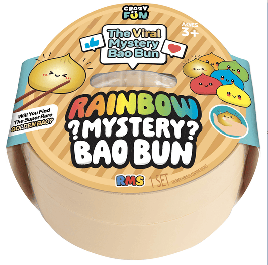 PRE-ORDER - RMS® Crazy Fun™ Mystery Bao Bun – Rare Rainbow Chase - The Sensory