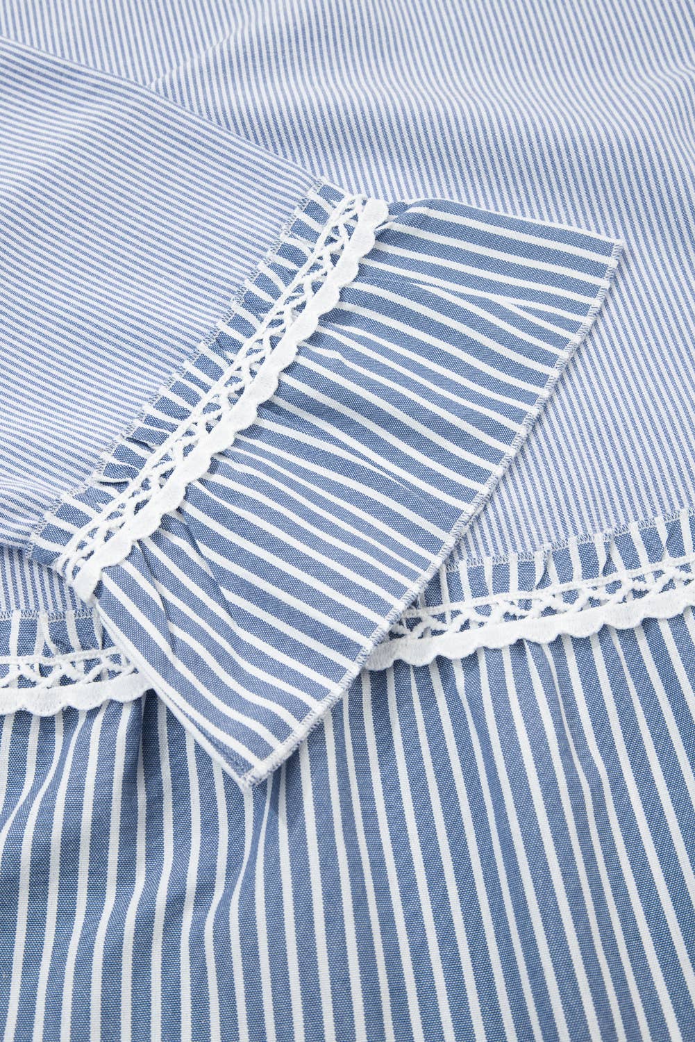 Shift Dress With Stripe Crisscross Lace Patch S-3X