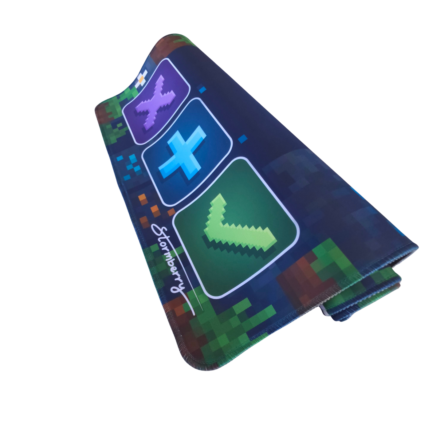 Squishy Trading Mat Swap Spots Extra Large 14x24 Pixel Block Style