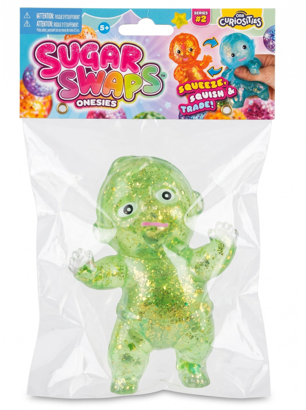 ORB 5” Sugar Swaps™ Onesies Babies | 2 Edition | Squishy Sensory Toy - The Sensory