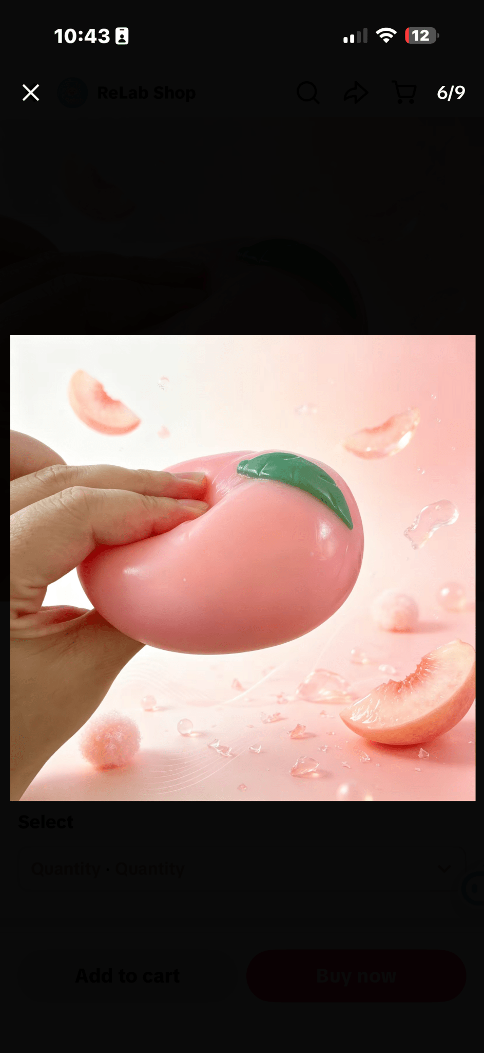 Crunchy Peach™ ASMR Squishy - The Sensory