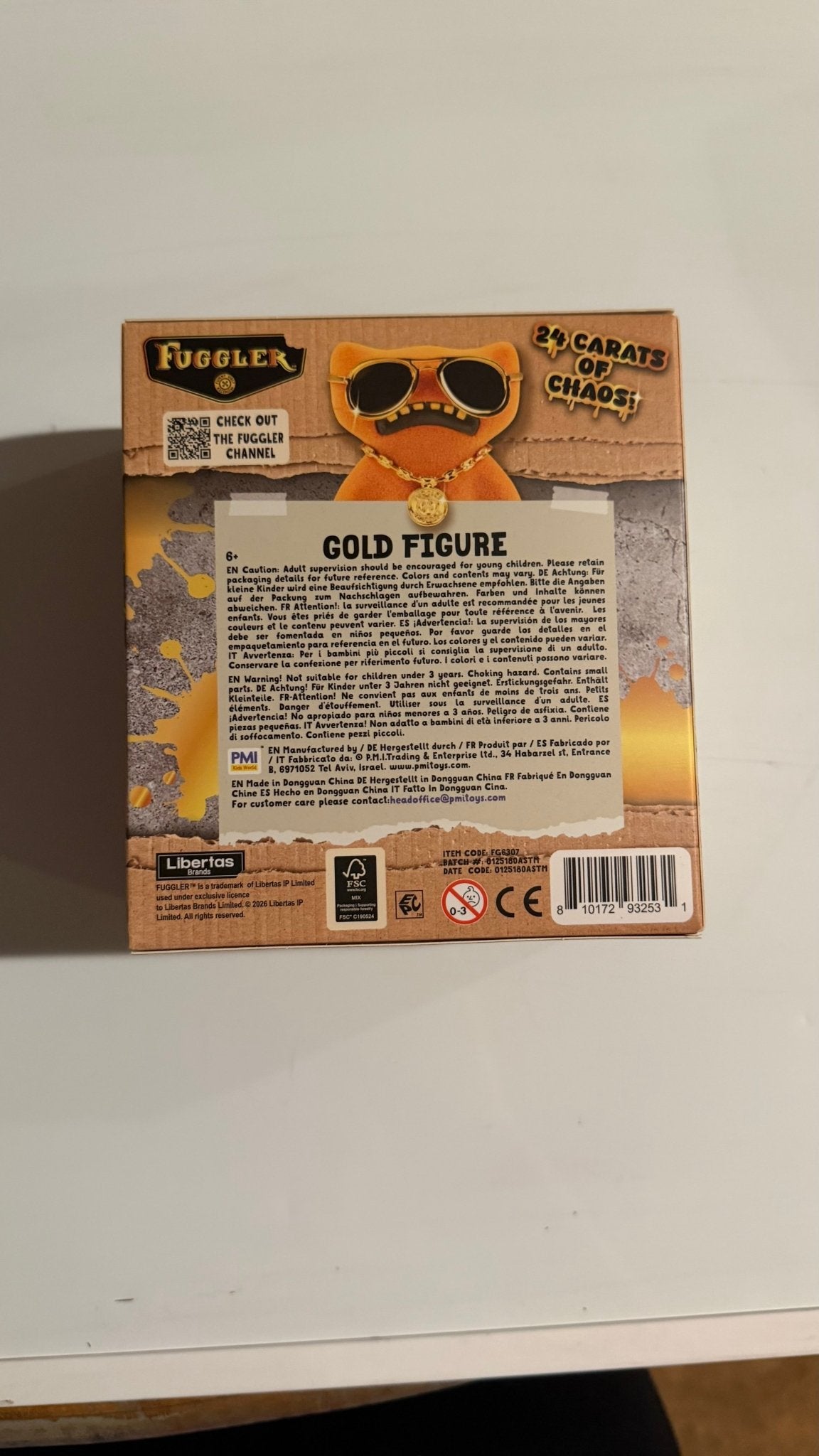 Fuggler Gold | 24k of Chaos | 4.5 Inch Figure | Blind Box - The Sensory