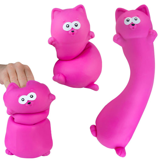 ORB Easy Sqweezy Stretchy Cat pink banana cat stretchy toy