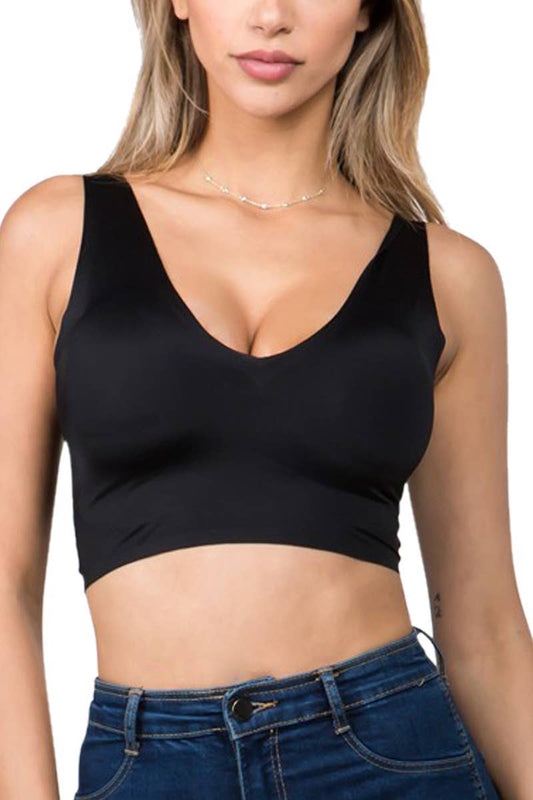 Wireless Bra Seamless With Removable Pads For Comfort And Modest Support