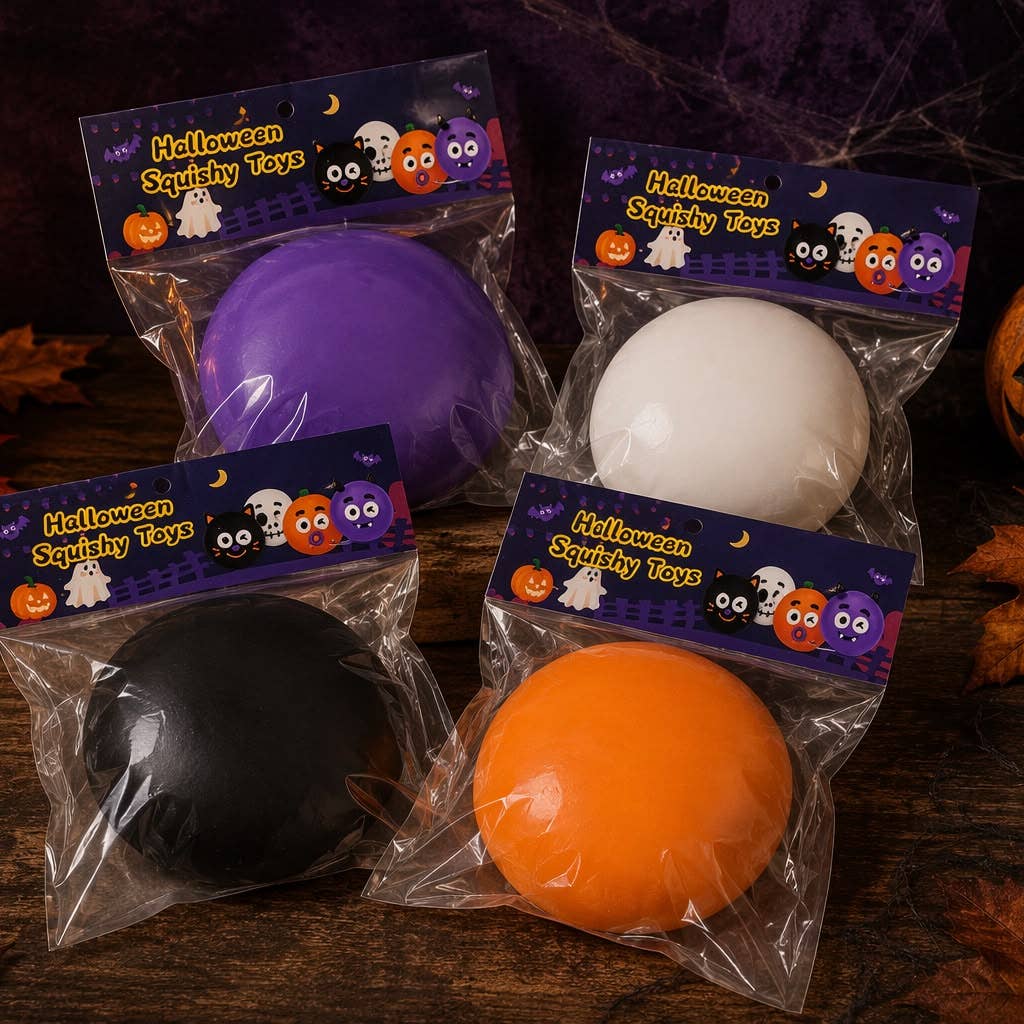 Funny Faces Squishy (Halloween Edition) — 4 Spooky Styles