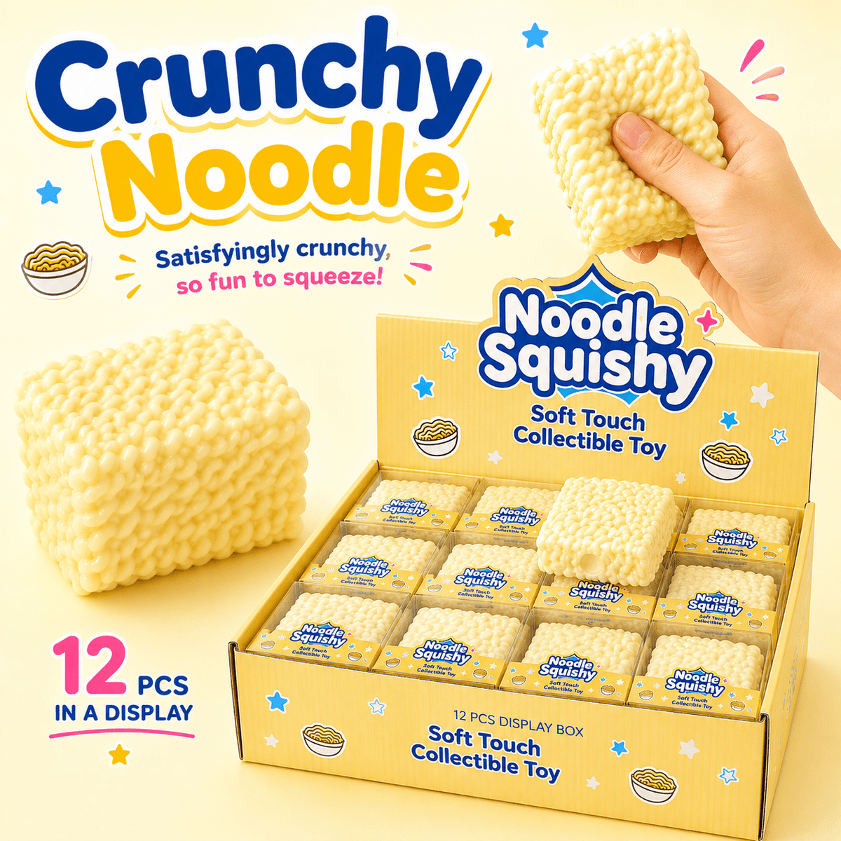 Crunchy Noodle Squishy (ASMR Crunch) - The Sensory
