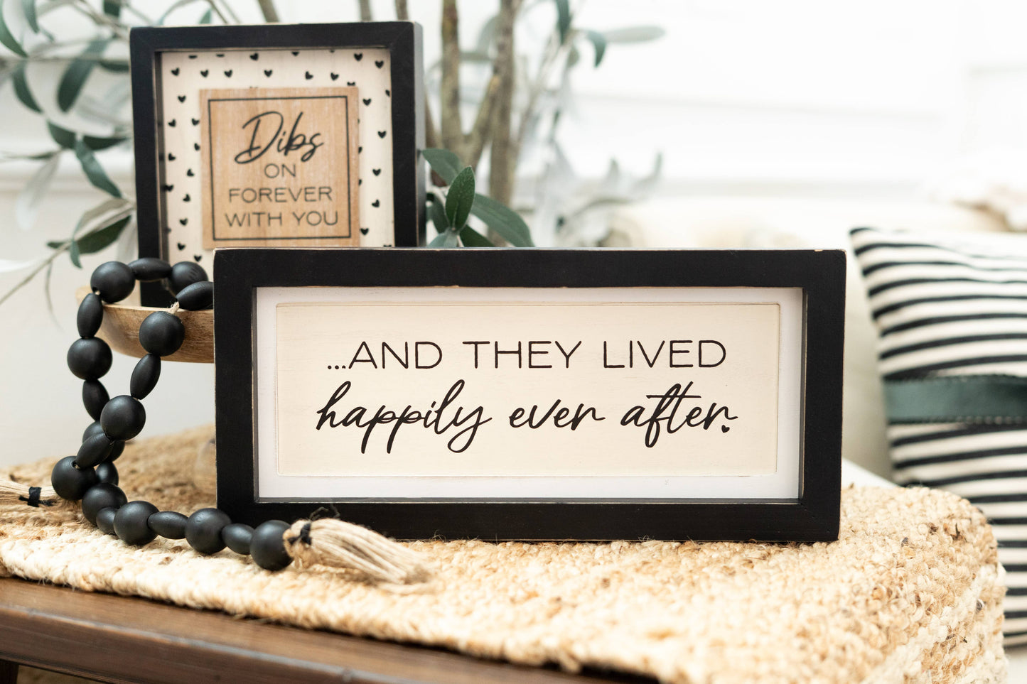 Welcome To Our Beginning- New Home/ Wedding- Reversible Wood Frame