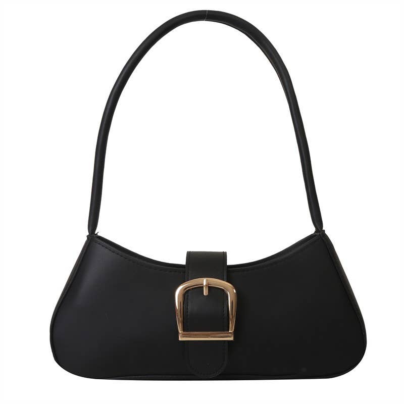 Shoulder Bag With Crossbody Strap Faux Leather Purse Modest Fashion