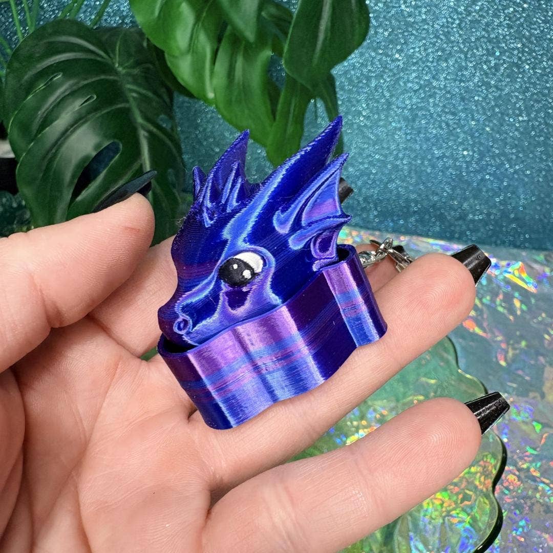 Romantasy Dragon Head Fidget Clicker