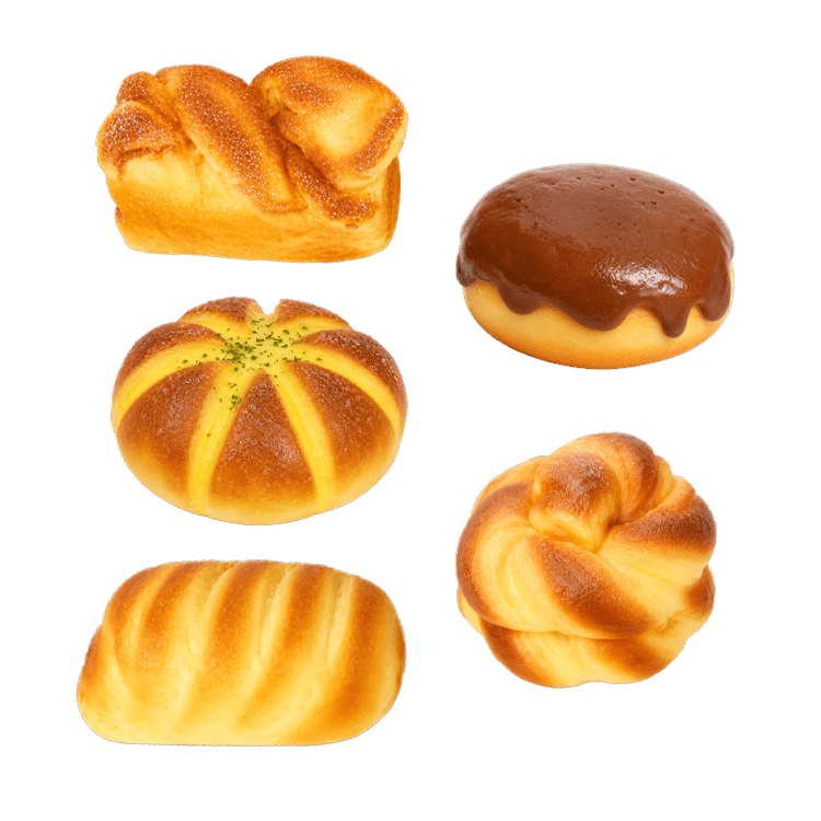 Fun Doh Bakery Slow Rise Squishy Bread Variety - 12/Display - The Sensory