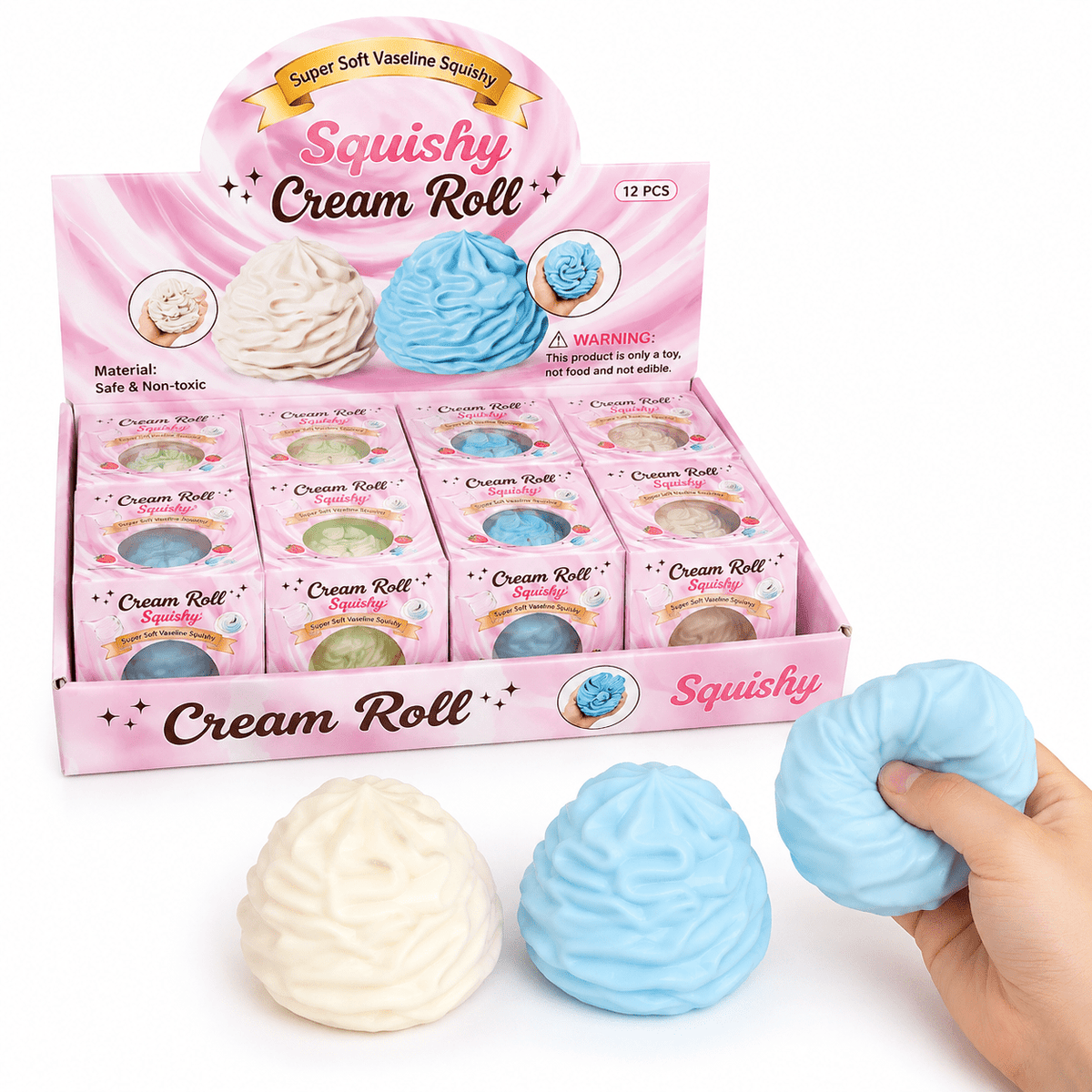 Cream Roll Vaseline Squishy - The Sensory