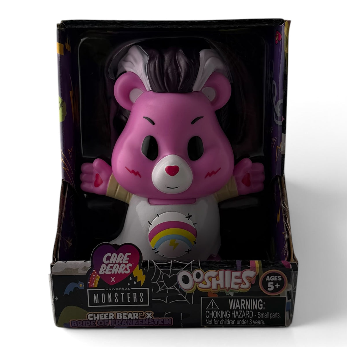 Care Bear x Universal Monsters Ooshies | Cheer Bear x Bride Of Frankenstein