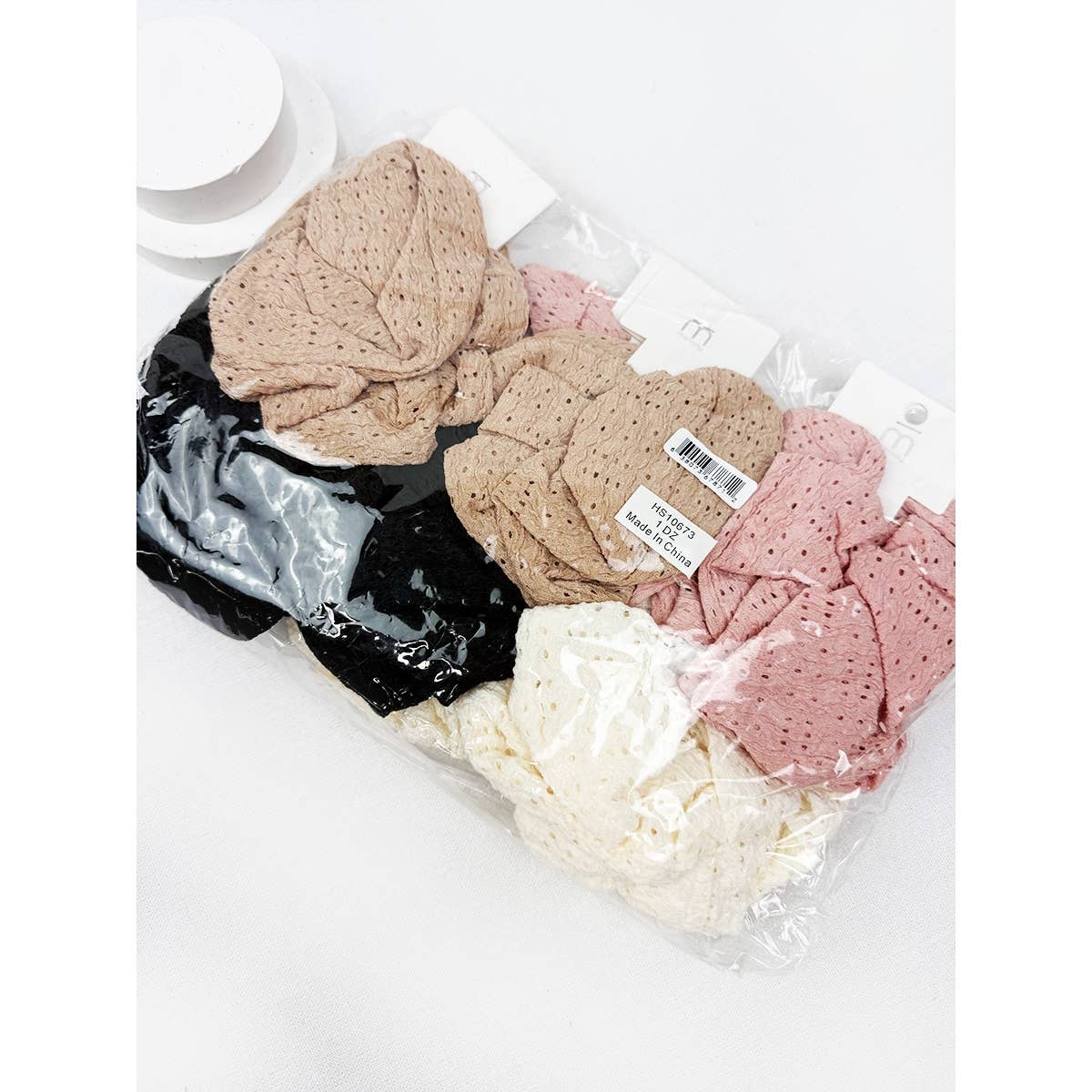 Scrunchies Eyelet Lace Assorted Colors