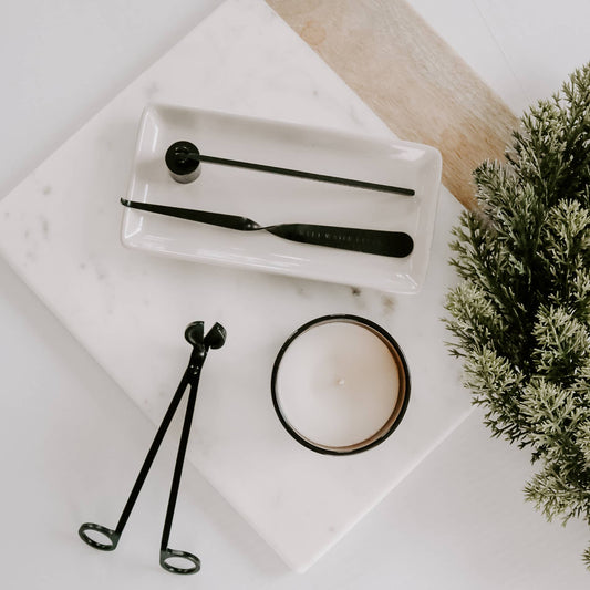 Candle Care Kit Black Matte For Home Decor Christian Gifts For Her