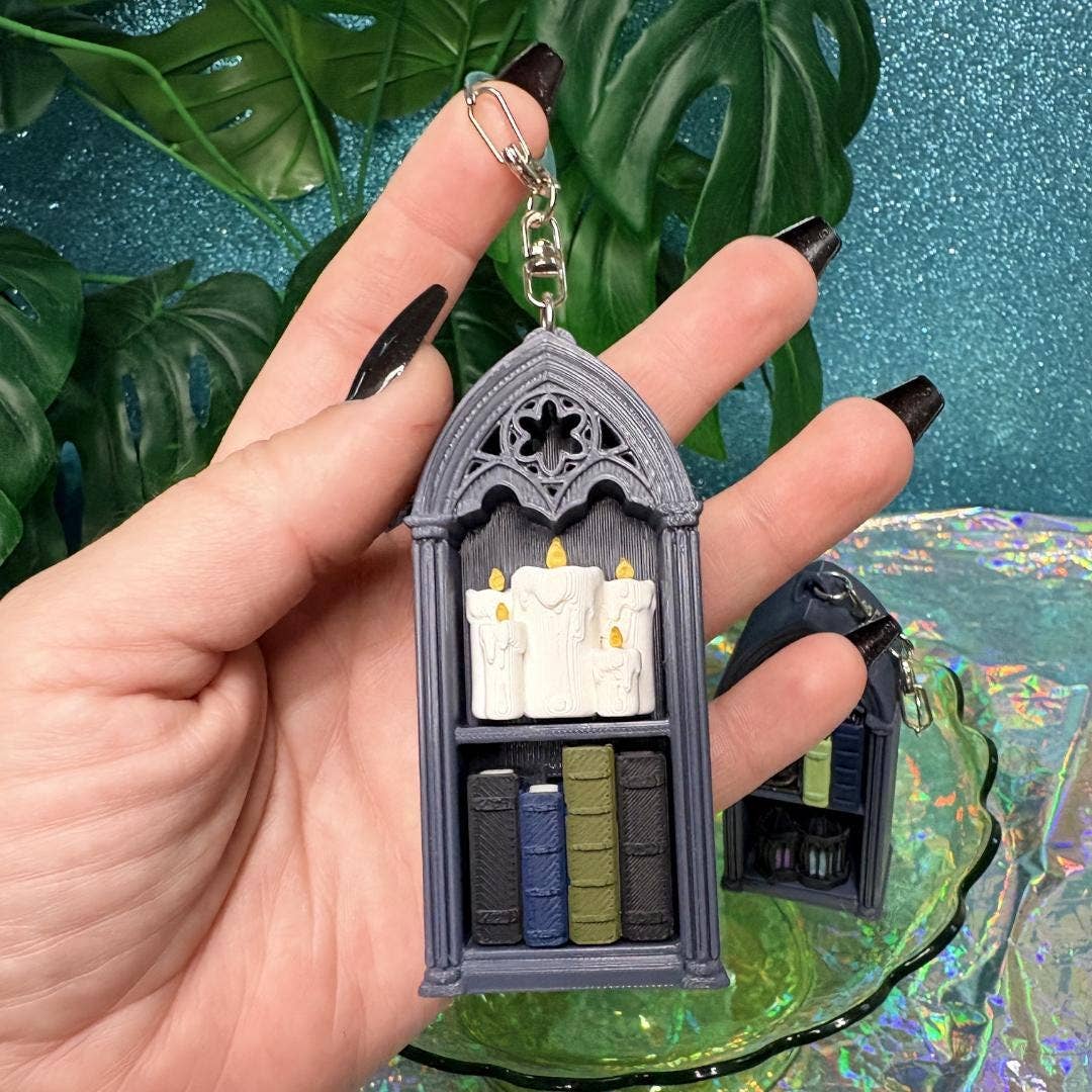 Gothic Bookshelf Fidget Clicker