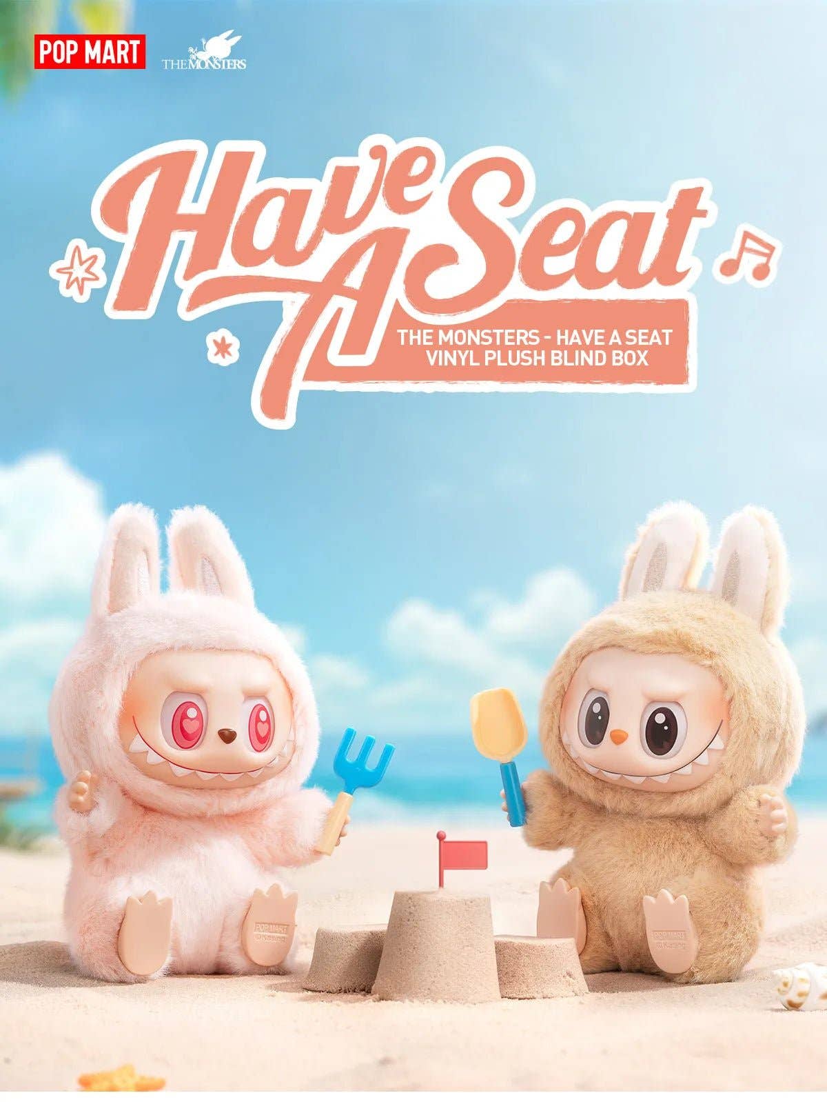 Have A Seat Vinyl Plush Collectible Figure By Pop Mart For Desk Humor