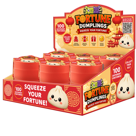 Fun Doh Mystery Fortune Cookie Squishy Dumpling - 12/Display - The Sensory