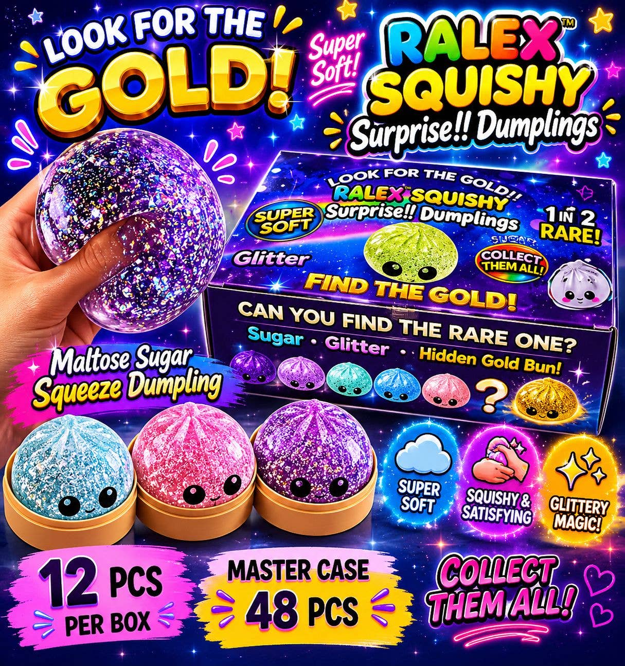Maltose Squishy Surprise Dumplings Sugar Squeeze The Snack You Wont Put Down