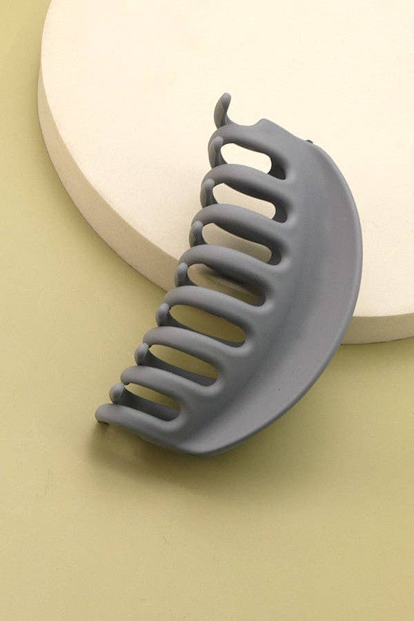 Hair Claw Clip Oversized Matte Half Moon Chic Non Slip Durable Accessory