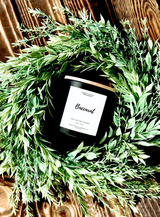 Soy Candle The Sensory Baccarat – Jasmine Saffron Cedarwood Faith-Based Gift