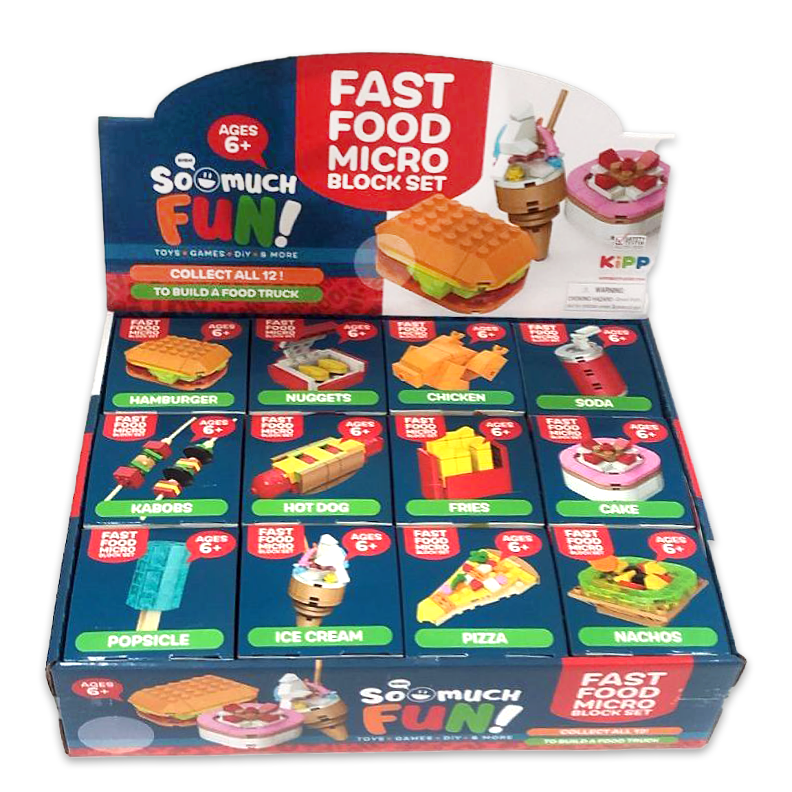Micro Block Fast Food Set Rush Hour Burger Building For Tiny Chefs