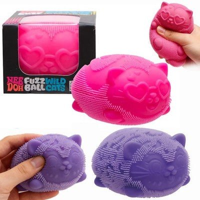 NeeDoh Wild Cat Fuzz Ball | Authentic - The Sensory