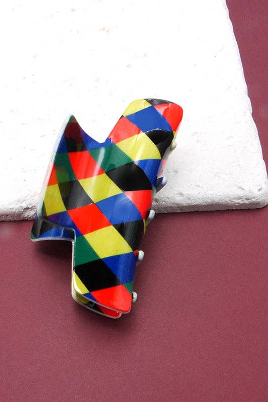 Hair Claw Clips French Retro Style Soft Grip Timeless Accessory