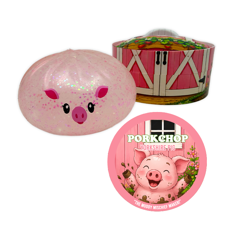 Fun Doh Farm Barnyard Squishy Dumpling Toy