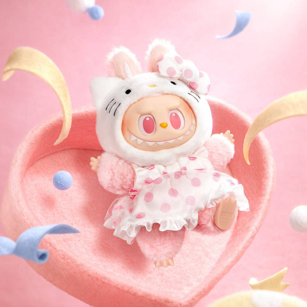 Monsters X Hello Kitty Vinyl Plush Pendant Blind Box Hugworthy Surprise