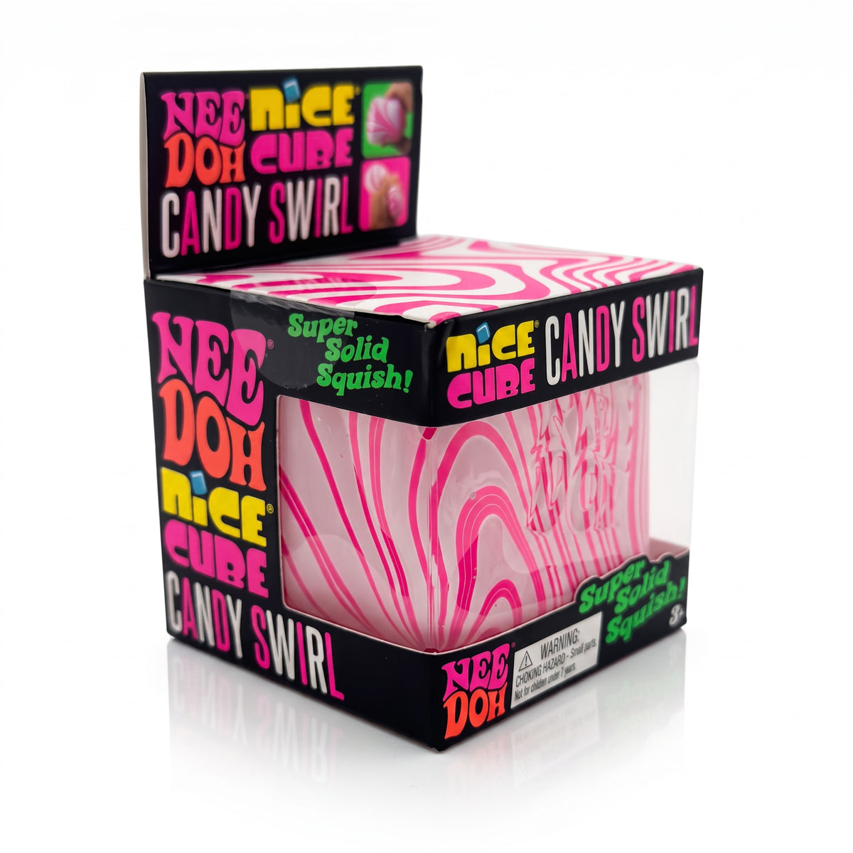 Authentic NeeDoh Nice Cube Candy Swirl squishy - The Sensory