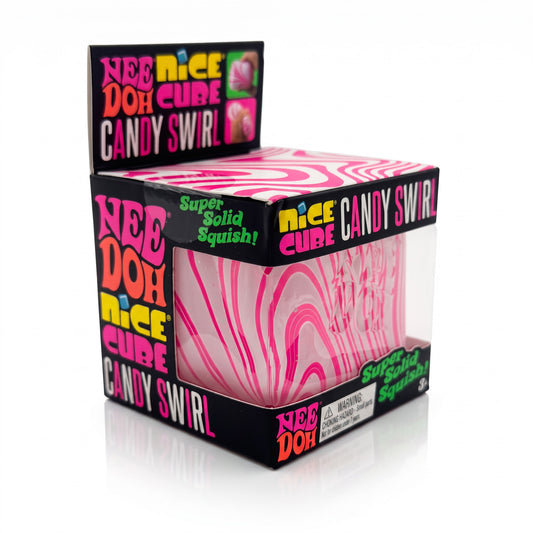 Authentic NeeDoh Nice Cube Candy Swirl squishy - The Sensory
