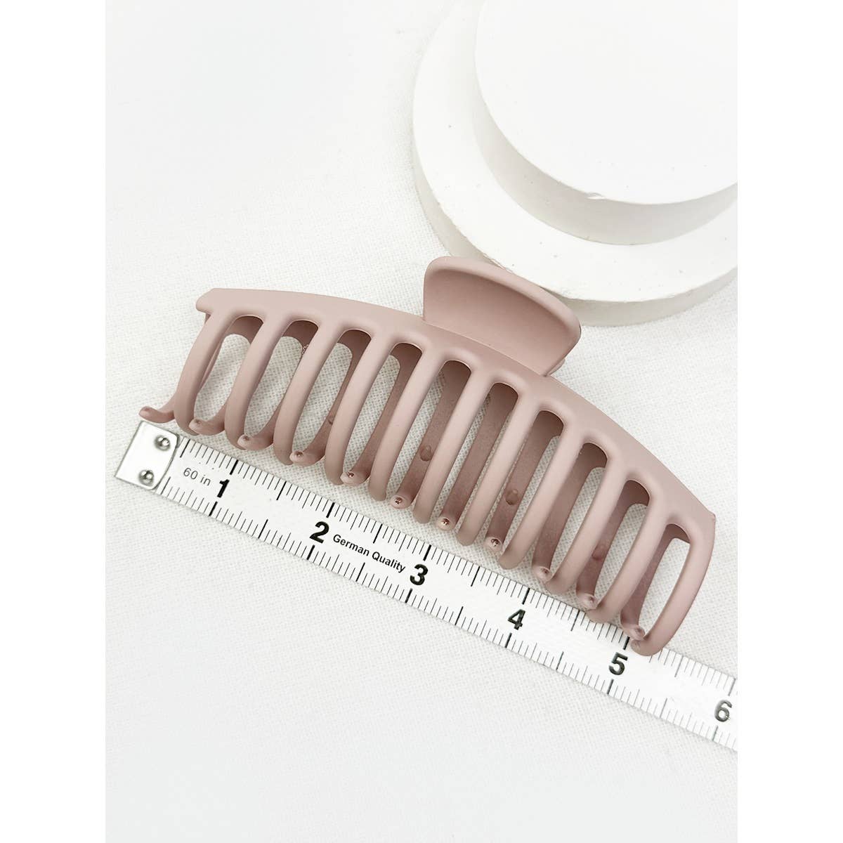 Hair Claw Matte Pastel Round Jumbo Clip