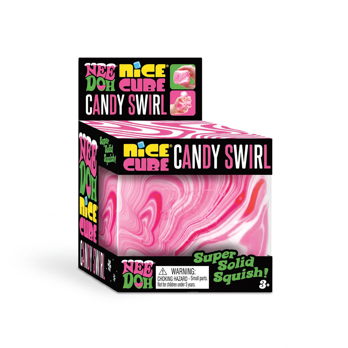 Authentic NeeDoh Nice Cube Candy Swirl squishy - The Sensory
