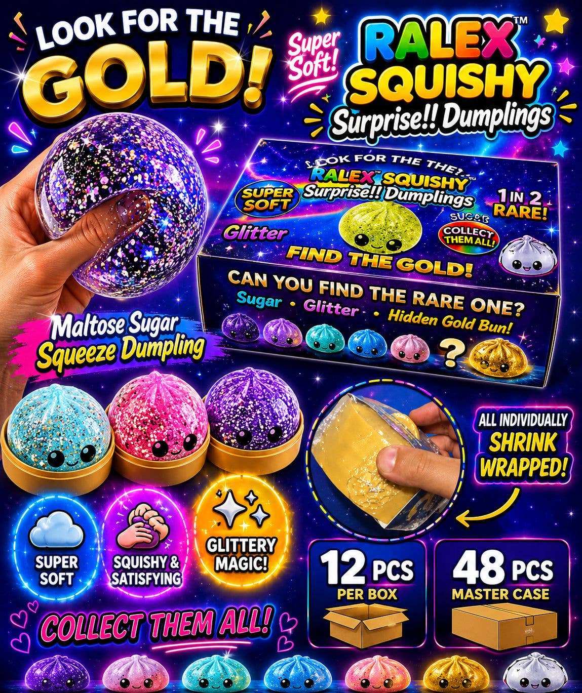 Maltose Squishy Surprise Dumplings Sugar Squeeze The Snack You Wont Put Down