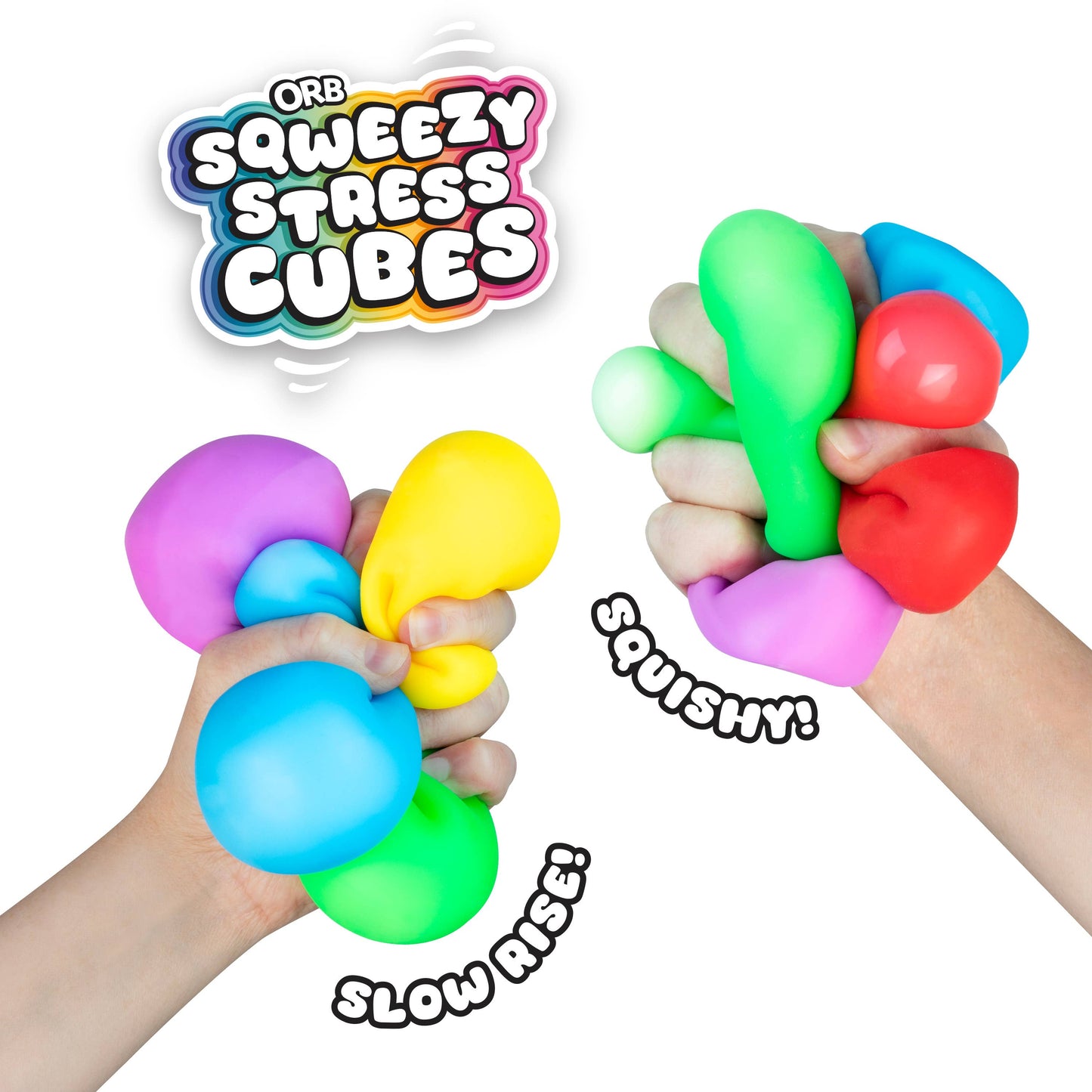 Orb Sqwueezy Stress Cubes