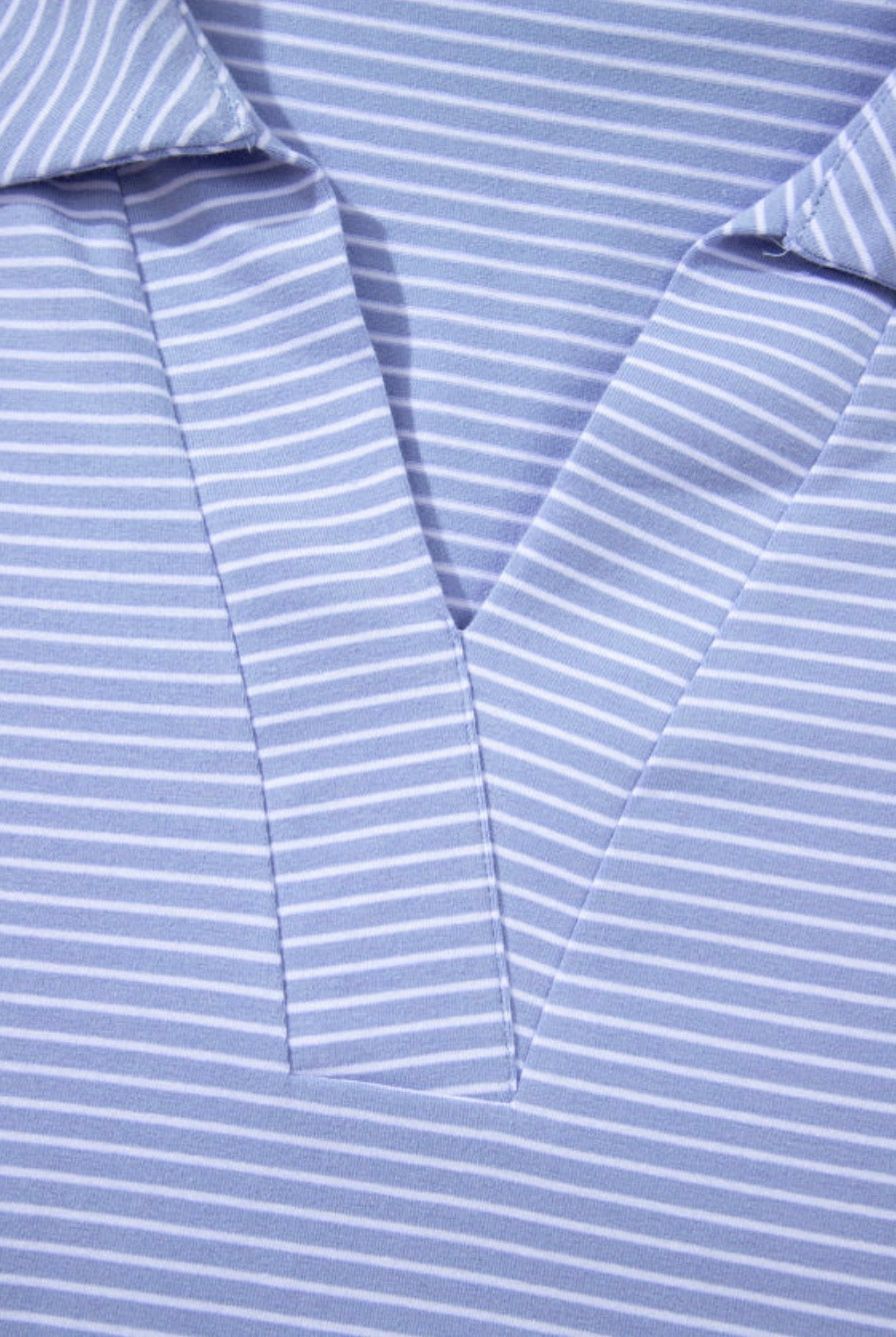Two Piece Set The Sensory Modest Boxy Top Elastic Shorts Blue Harbor Stripe