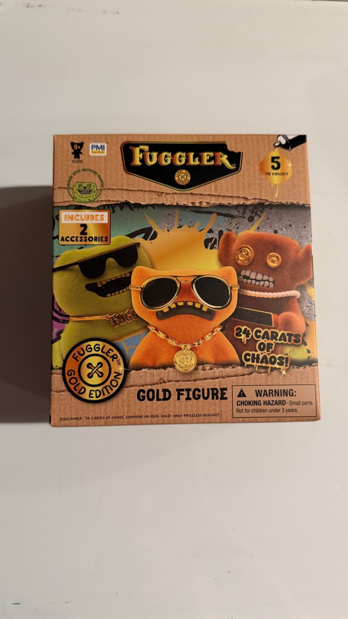 Fuggler Gold | 24k of Chaos | 4.5 Inch Figure | Blind Box - The Sensory