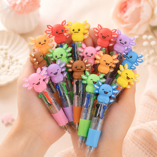 Axolotl Mini Pen | Four Ink Colors - The Sensory