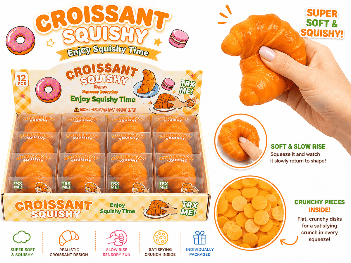 Croissant Crunchy Squishy - The Sensory