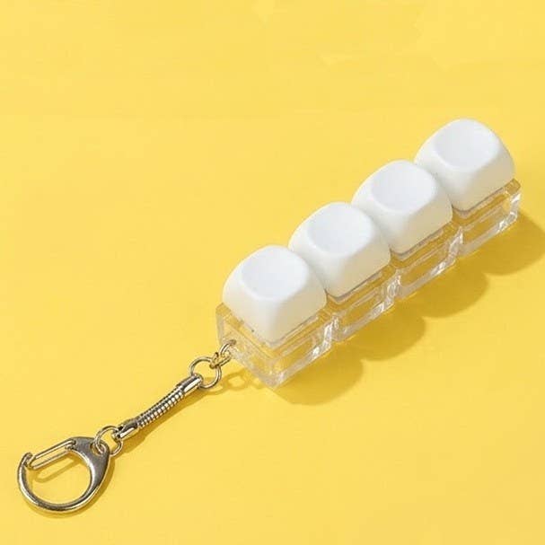 Keyboard Fidget Stress Relief Keychain | 40KC183 - The Sensory