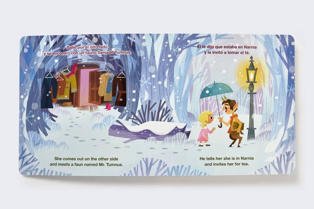 The Sensory Bilingual Board Book Edition – The Lion, The Witch And The Wardrobe