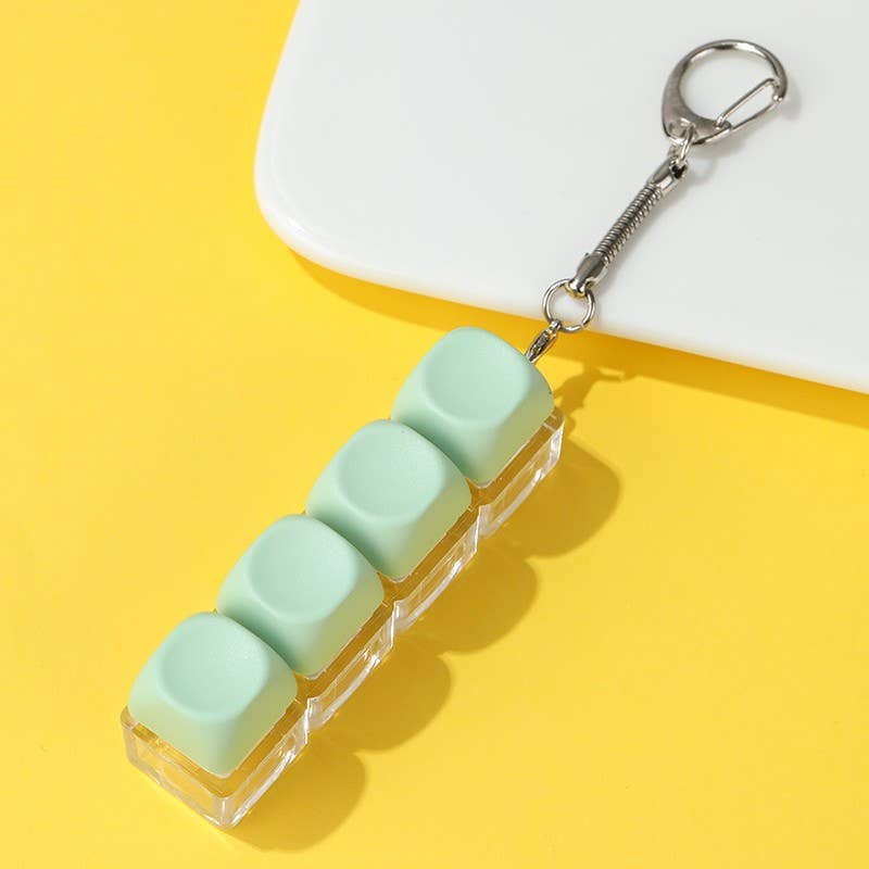 Keyboard Fidget Stress Relief Keychain | 40KC183 - The Sensory