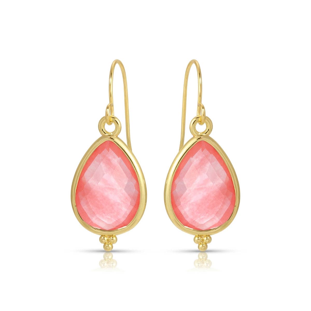 Teardrop Stone Earrings - The Sensory
