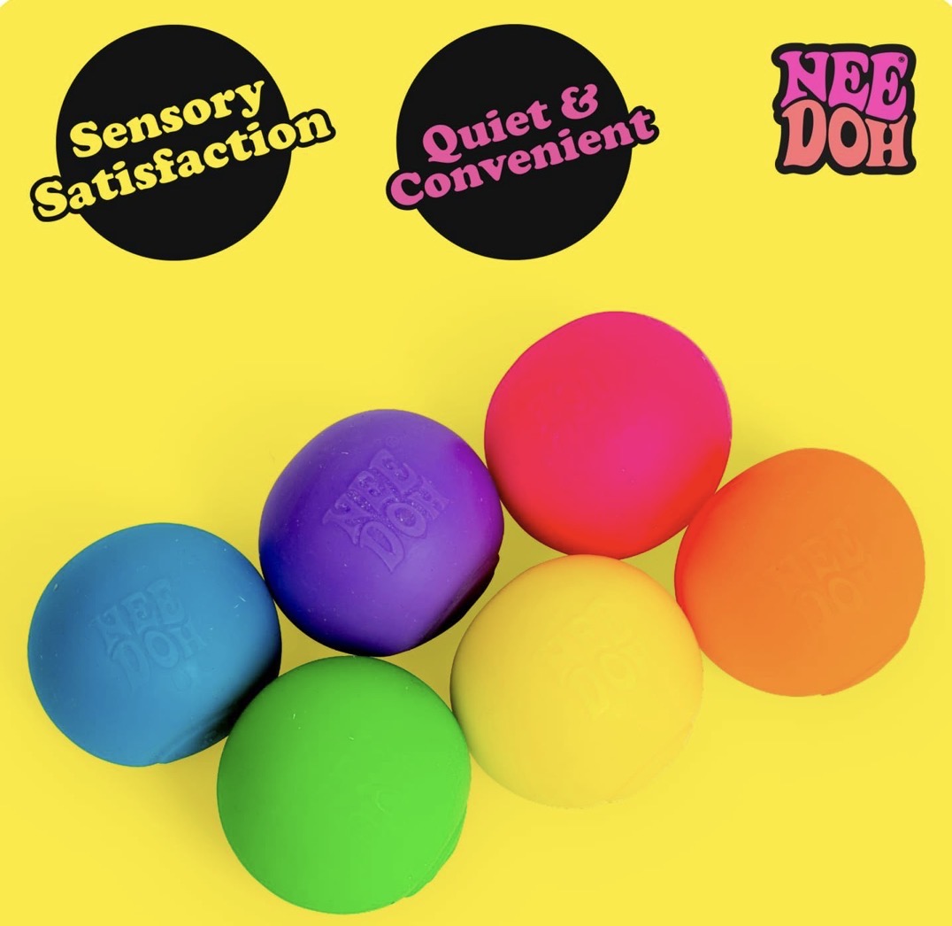 NeeDoh Rainboh Teenie | Authentic | Contains 6 Mini Squish