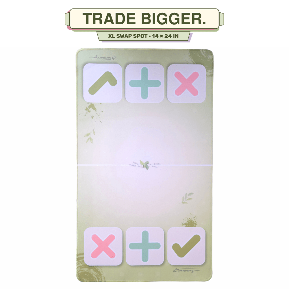 XL Swap Spot Matcha Garden Squishy Trade Mat - 14x24 - The Sensory
