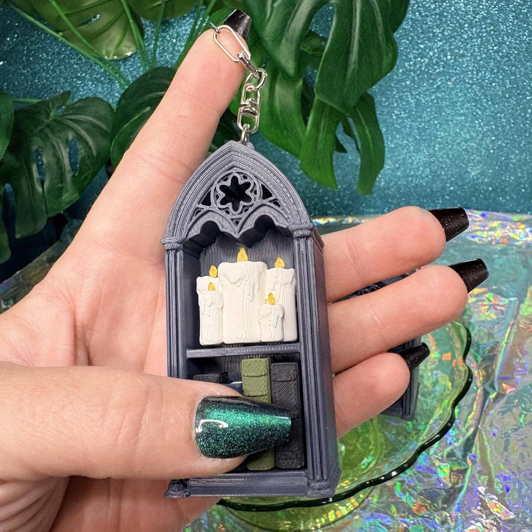 Gothic Bookshelf Fidget Clicker